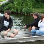 Unterwegs im Motorboot