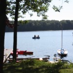 Ausblick auf den See (rechte Seite vom Steg)