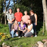 Wir fünf mit Shirley und Carol