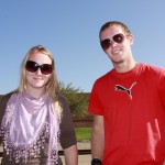 Abfahrt...Thomas und ich an der Kalamazoo Train Station