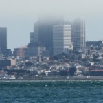 SF Skyline - leider teilweise vom Nebel verdeckt