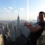 Empire State Building vom Rockefeller Center aus